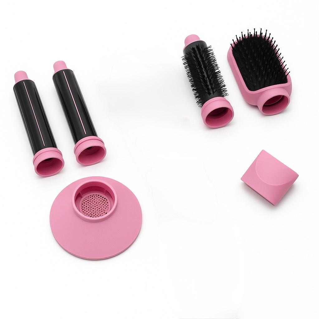 HairStyler Multifonction 6-en-1 – Rose