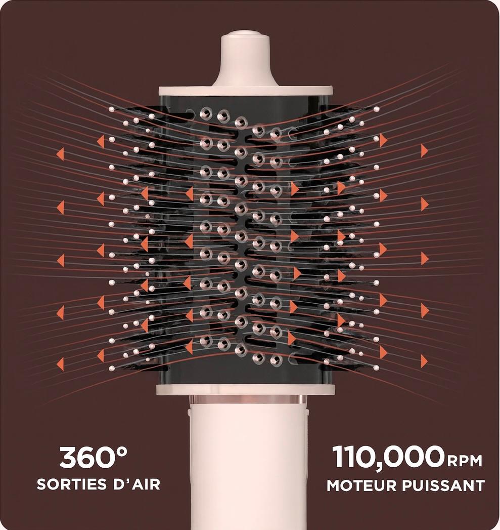 HairStyler Multifonction 6-en-1